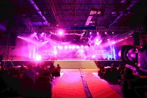 Corporate event setup by Black Pepper Events in Bangalore