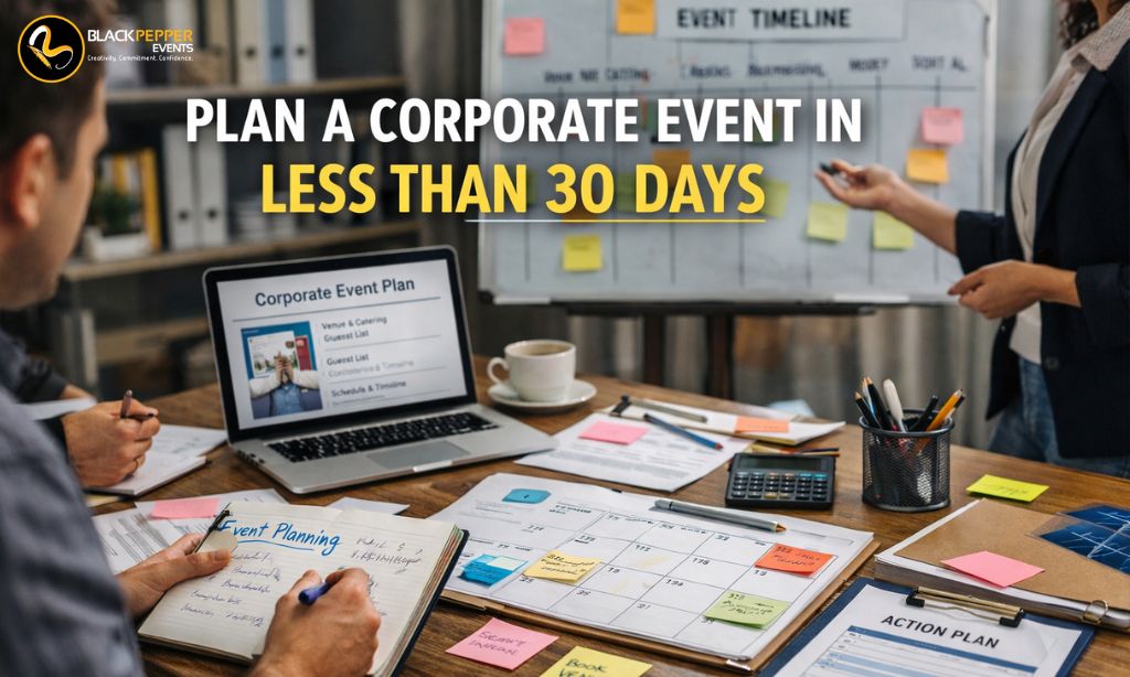Can You Plan a Corporate Event in Less Than 30 Days