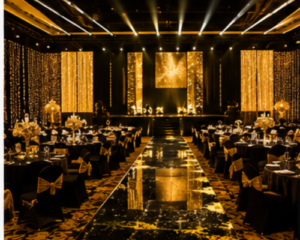 Black & Gold Gala Theme